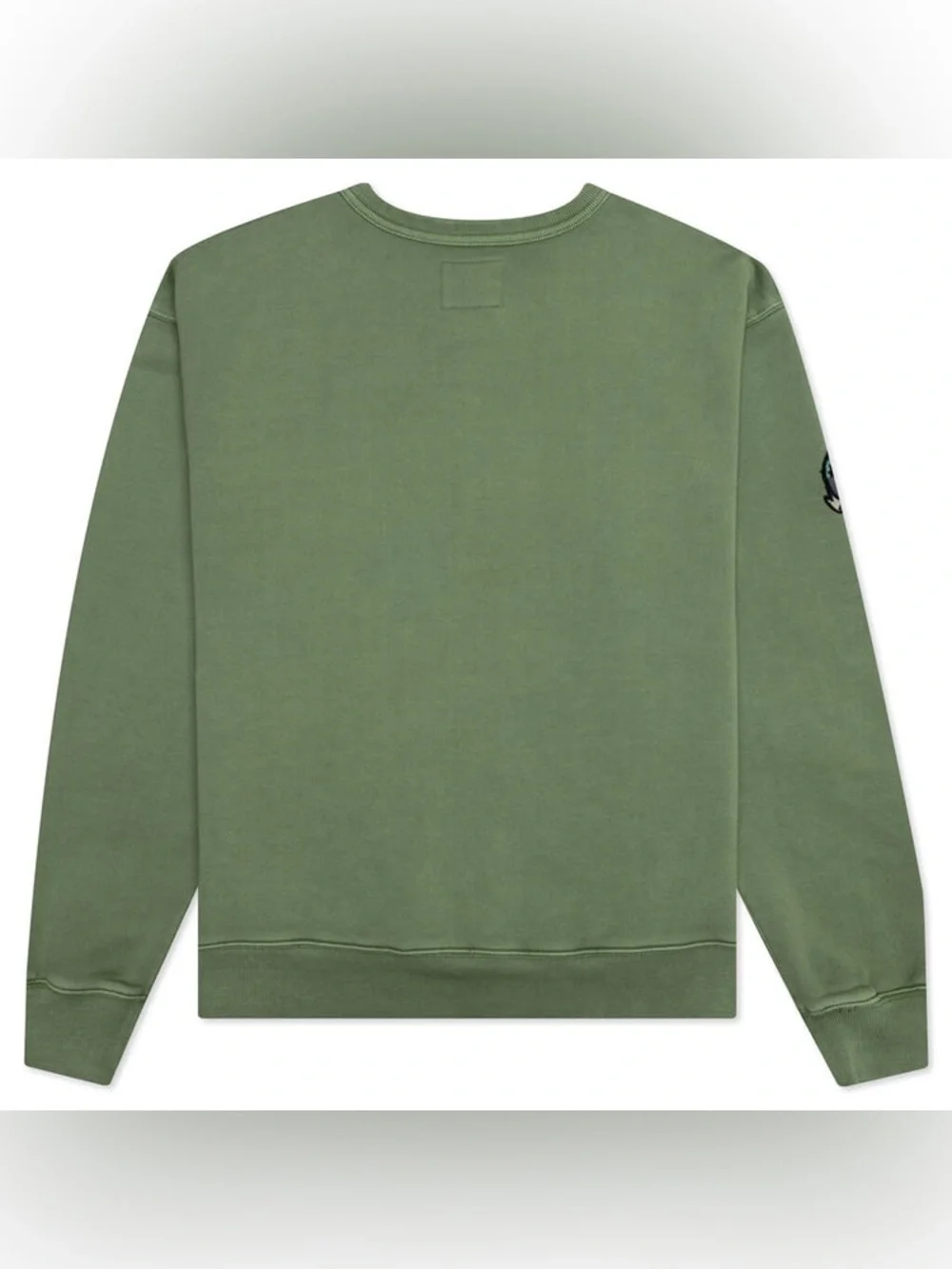 EMOTIONALLY UNAVAILABLE PATCHES CREWNECK SWEATER GREEN SIZE LARGE